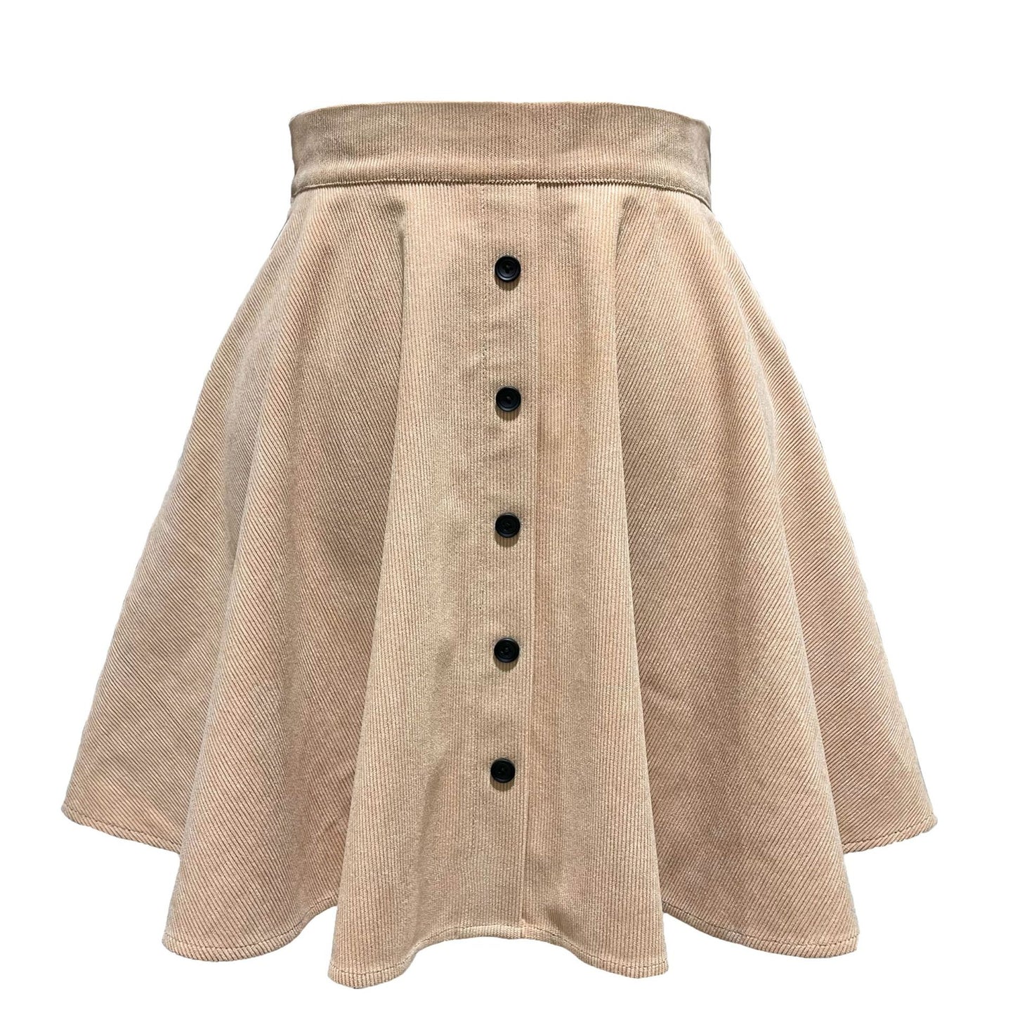 Women's Solid Color Corduroy Autumn And Winter Skirt