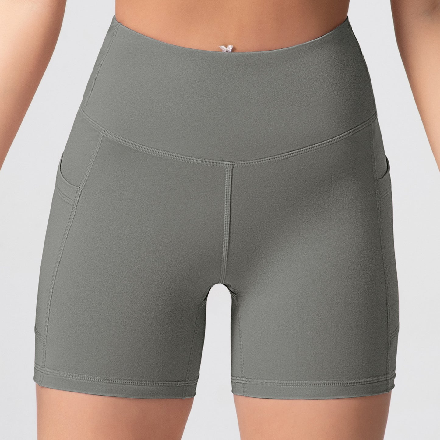 Womens Stylish Sexy High-waisted Cropped Pants That Create A Slimming Look