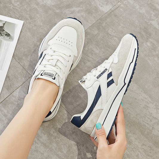 Forrest Shoes Women Leather Breathable Flat Bottom Sports And Leisure Running