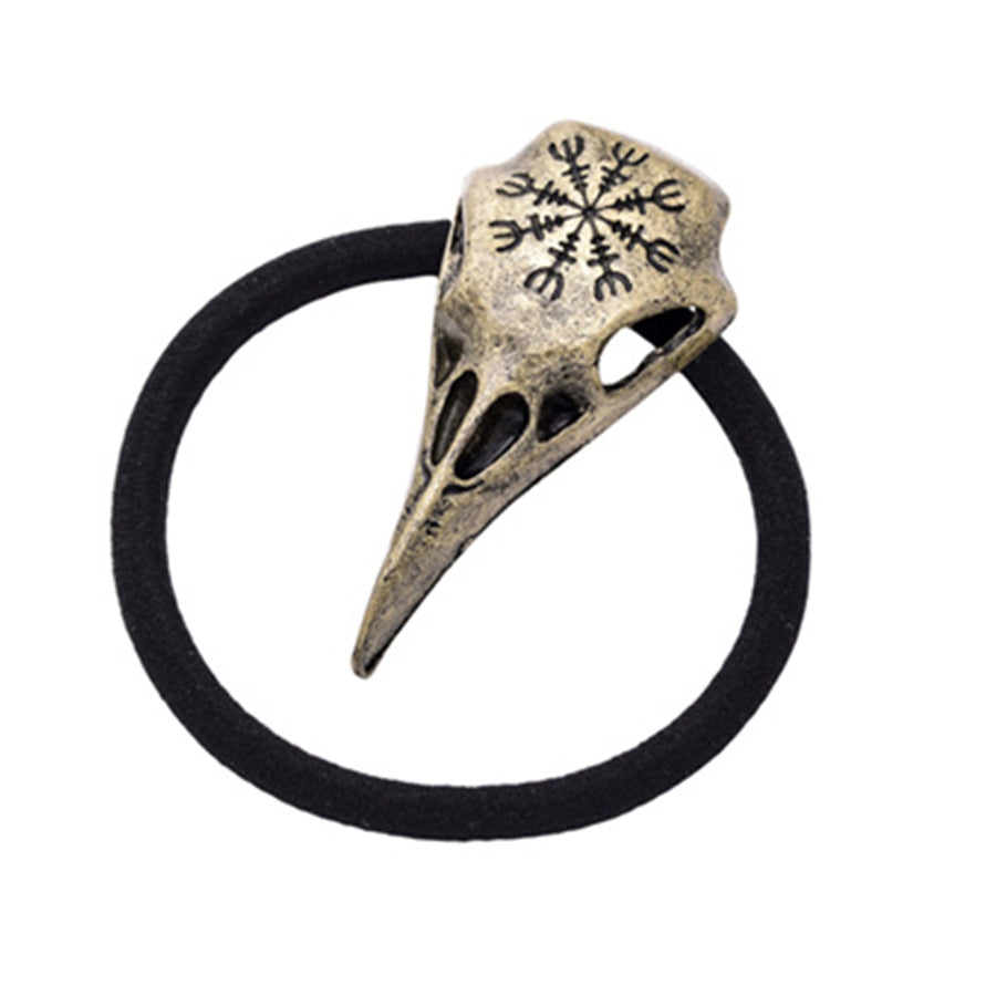 Bird Head Wolf Hair Ring Female Tie Hair Band