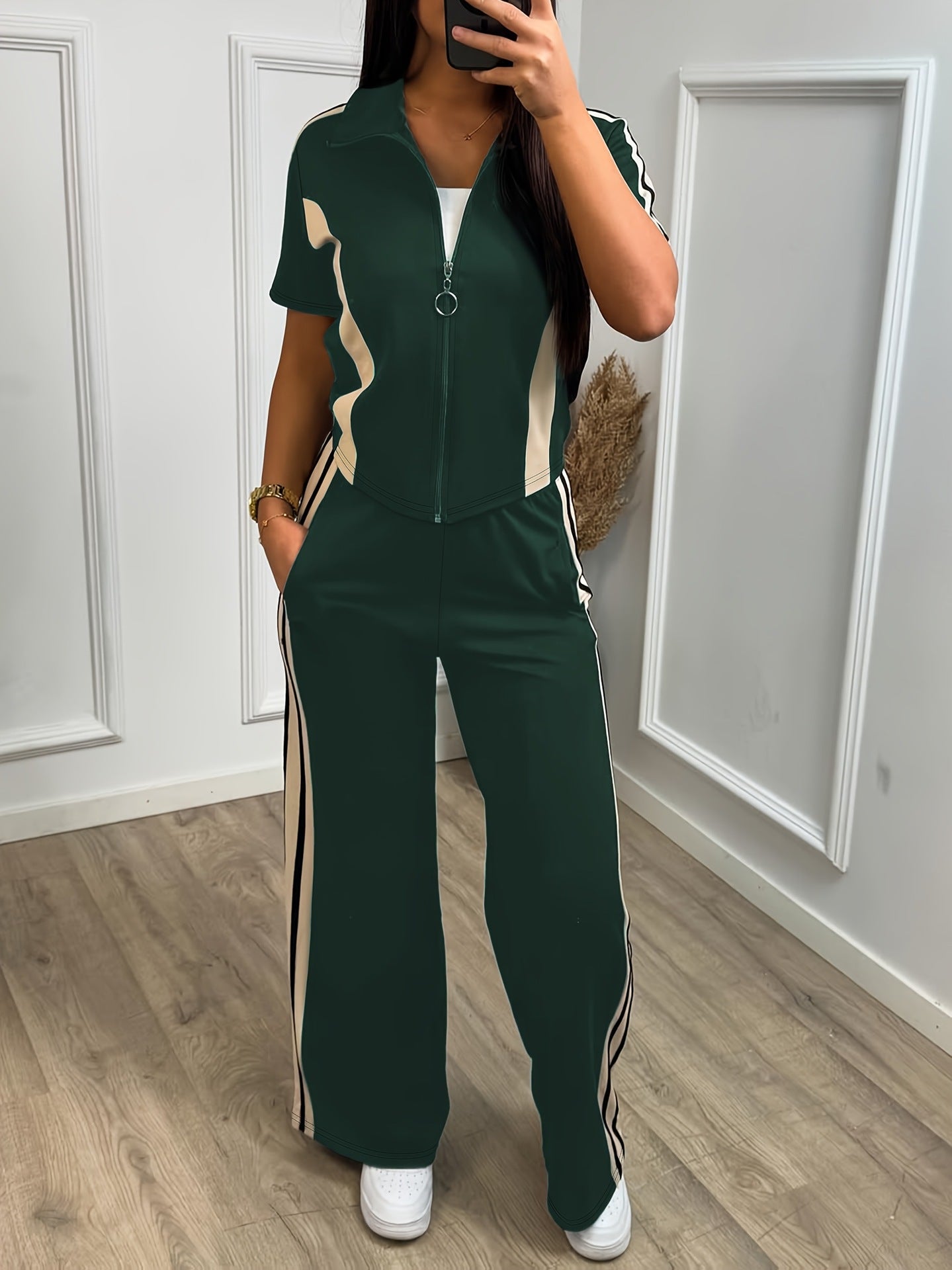 SpringSummer Womens Everyday Commute Set Casual