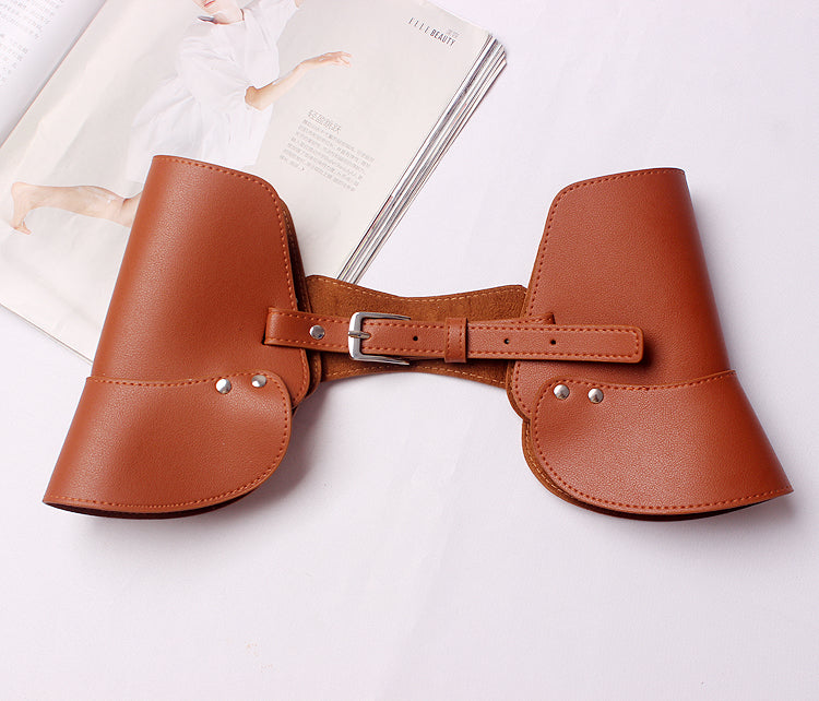 Fashion Girdle, Retro Was Thin, Wide Belt, All-match Waist