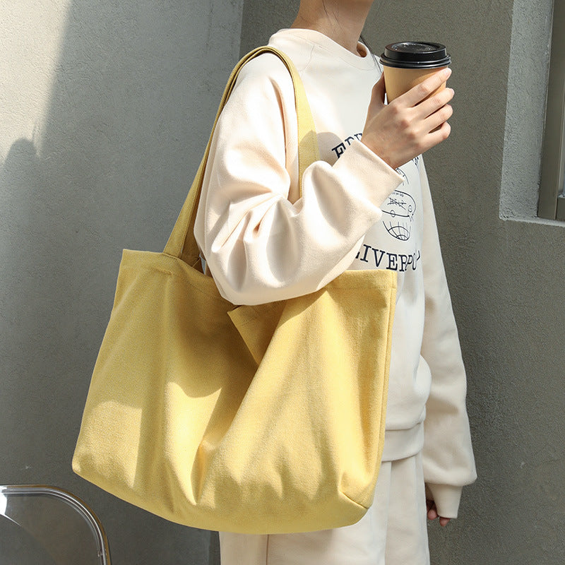 Women's Fashion Retro Solid Color Shoulder Handbag