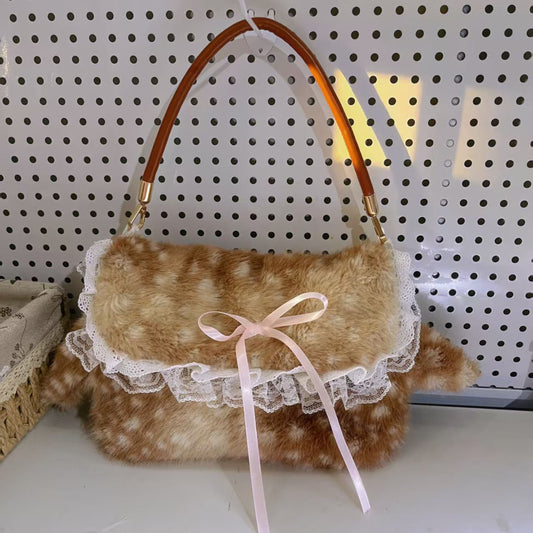 Versatile Bow-tie Tote Underarm Bag