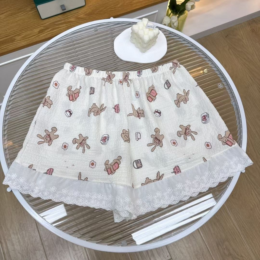 Spring And Summer New Cute Girl Home Shorts