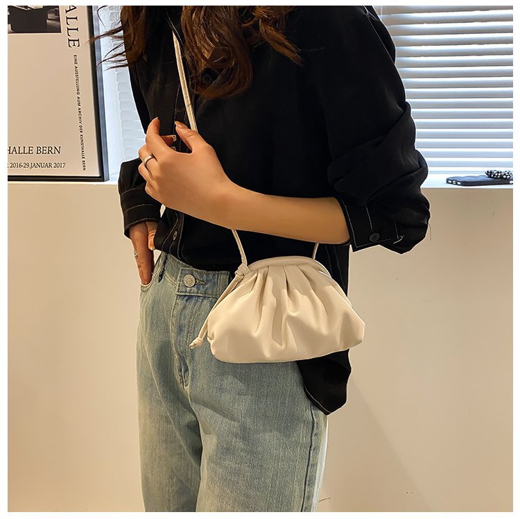 Shoulder Bag Candy Color Dumpling  Messenger Women's