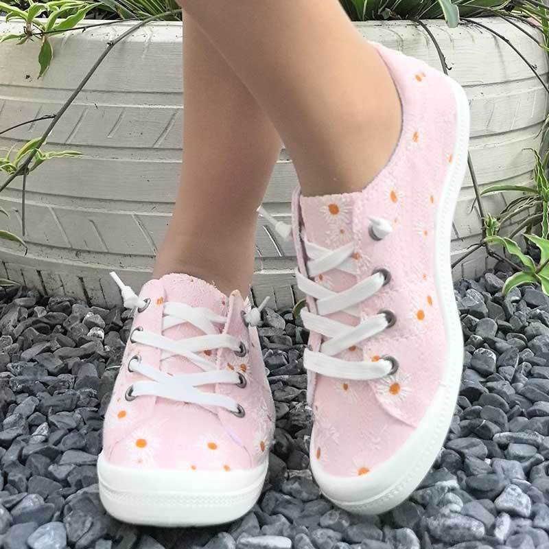Plastic Lightweight Casual Womens Canvas Shoes