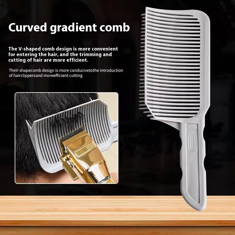 Men's Trim Hair Salon Long Handle Hairdressing Household Caliper Comb