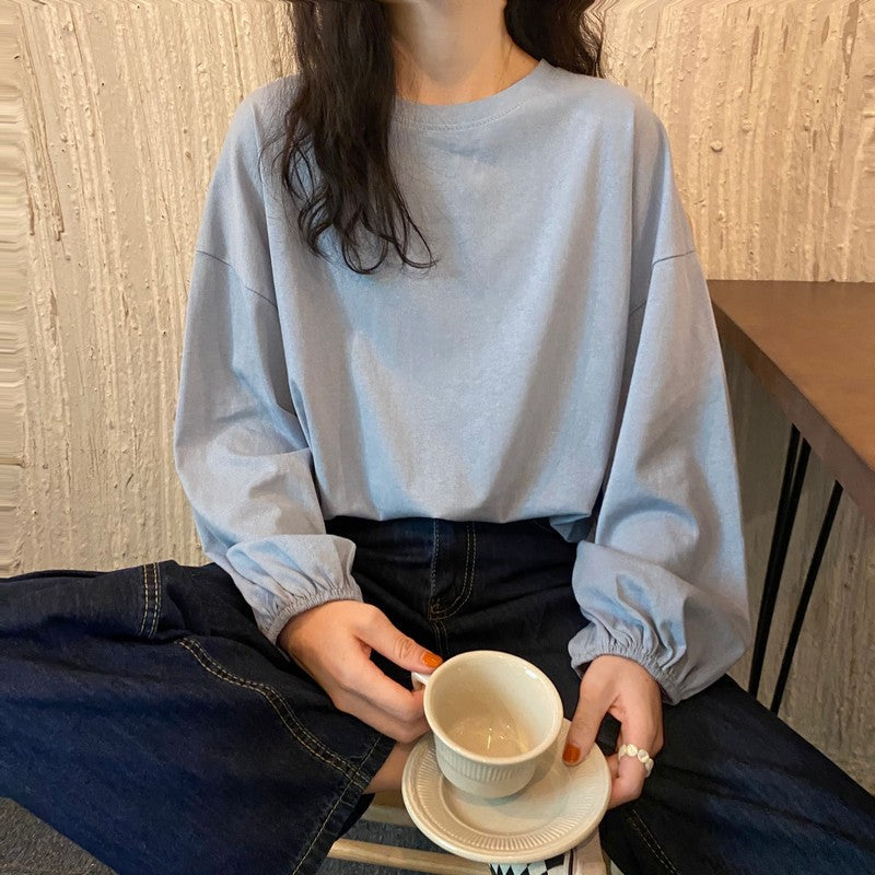Studerende Slankende Sweater Lanterneærme