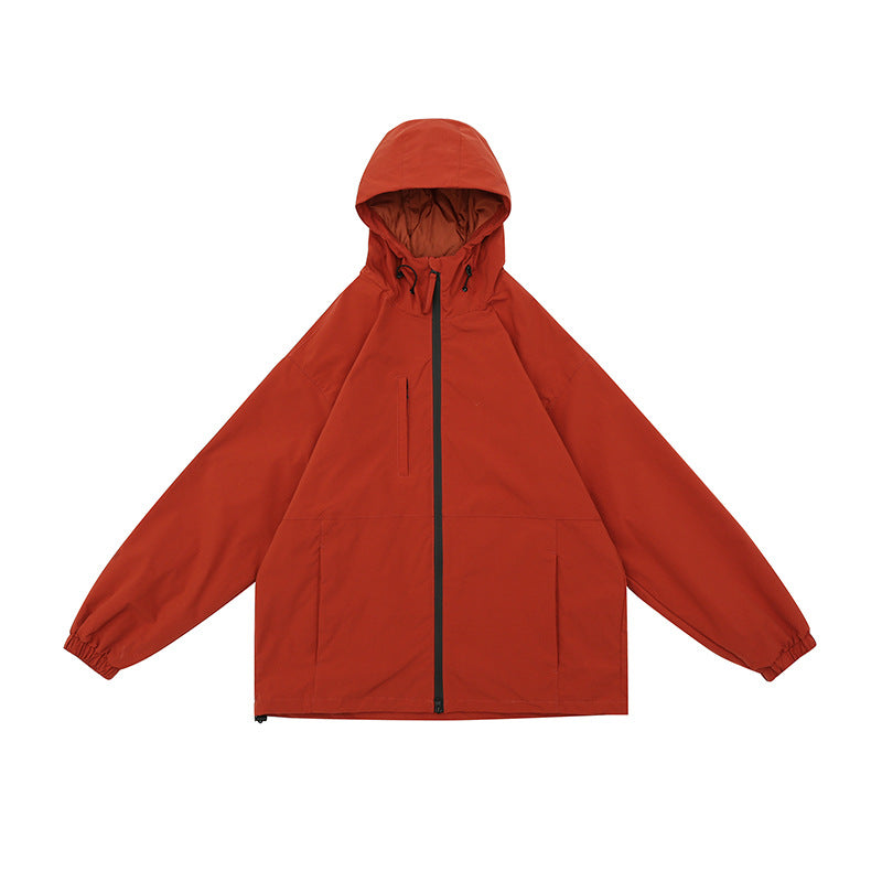 Men's And Women's Fashion Simple Outdoor Sports Shell Jacket