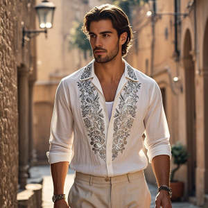 Printed Underwater Short-Sleeve Summer New Men's