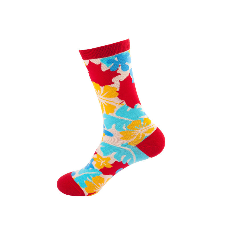 Socks Tide Brand Medium Tube Unisex Street Creative