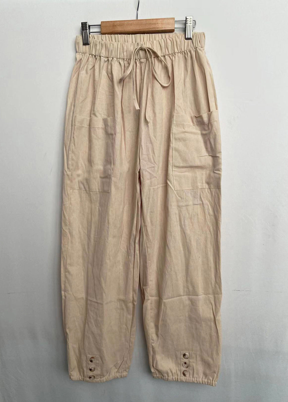 Women's Casual Nine-point Pants Wide Leg