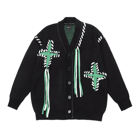 Design Sense Small Crowd Floating Catkin Embroidered Sweater Coat