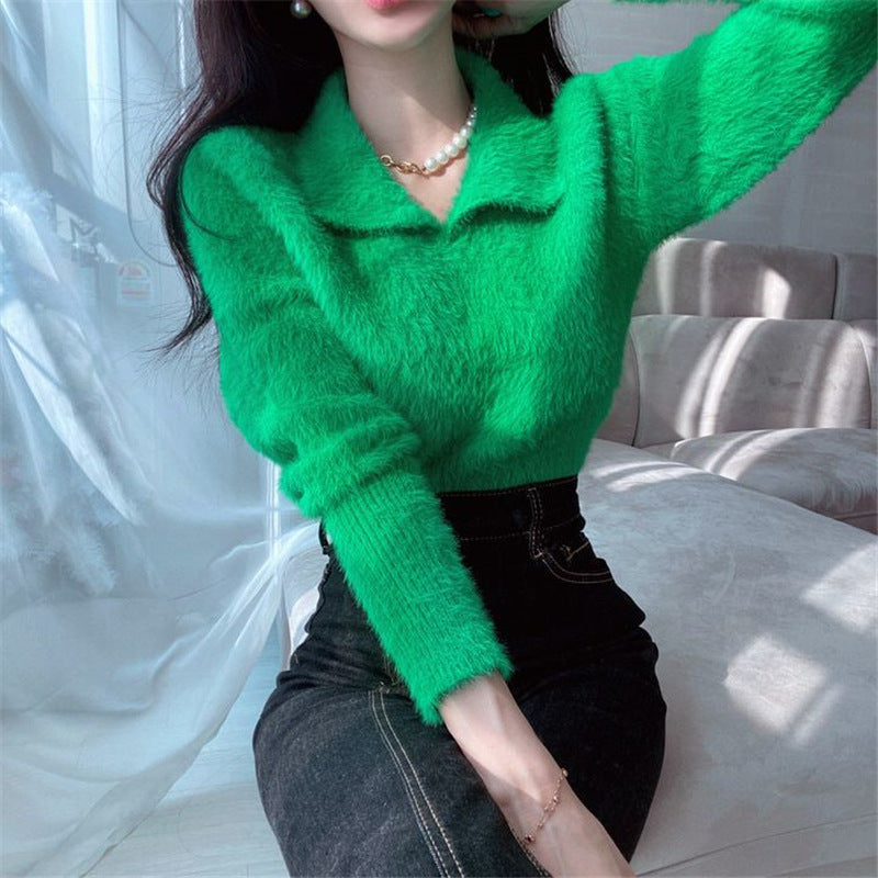 Fashion Temperament Western Style All-match Chic Women's Sweater
