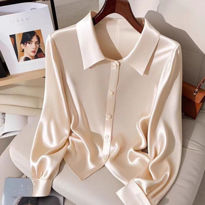 French Style Temperament Top Women's Autumn Light Luxury High-end Sense
