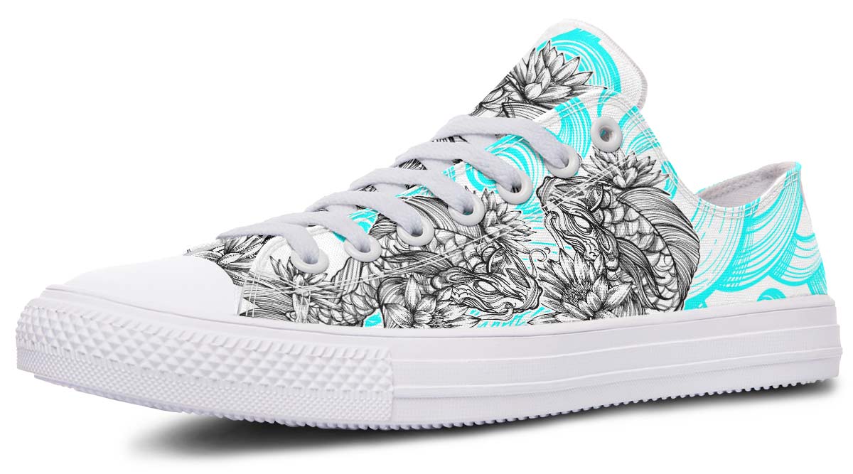 Fashion Print Couple Low-Top Canvas Shoes