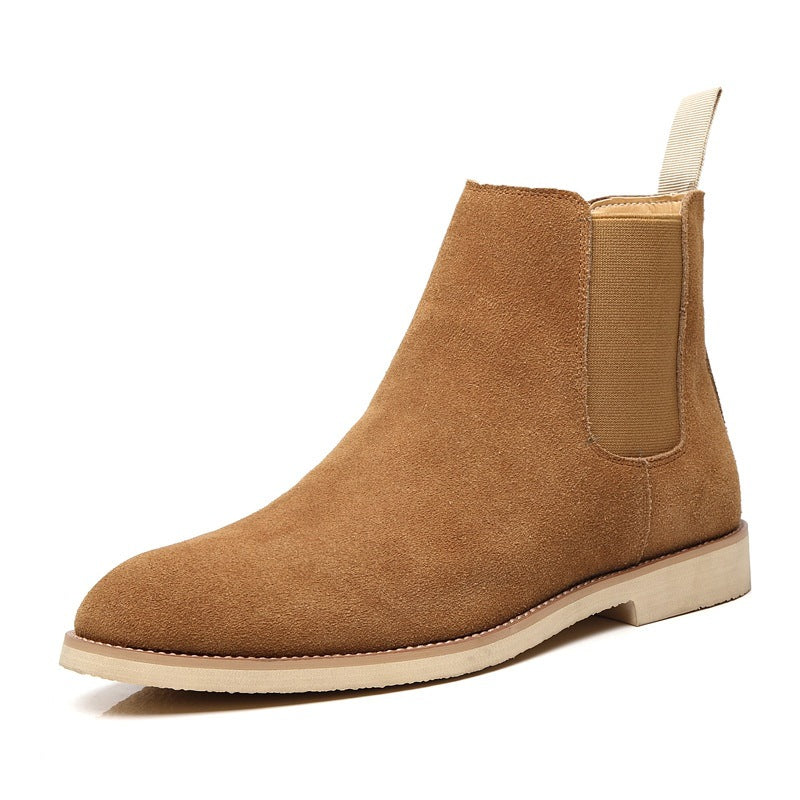 Men's Chelsea Boots AutumnWinter Suede High-Top