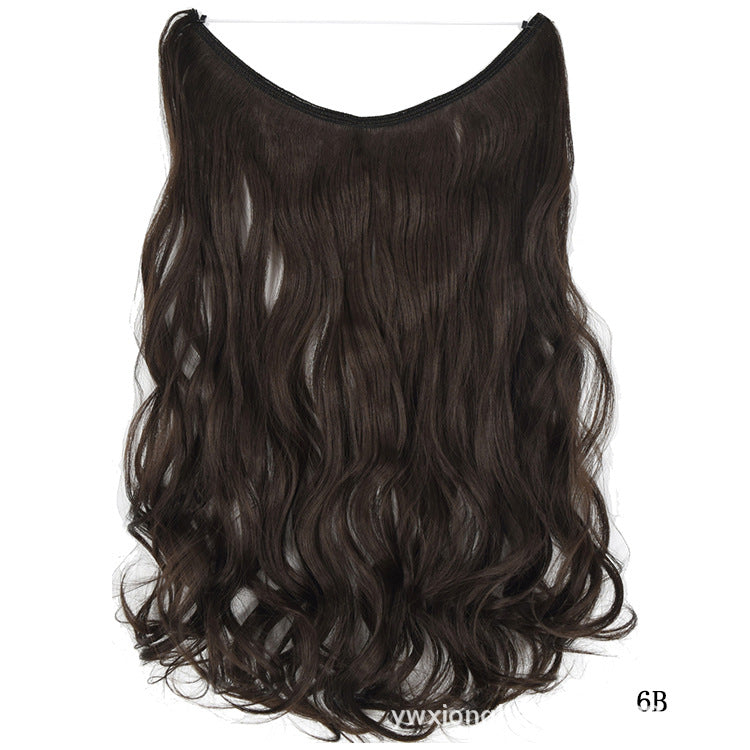 Women's One-piece Seamless Hair Extension Wig Set