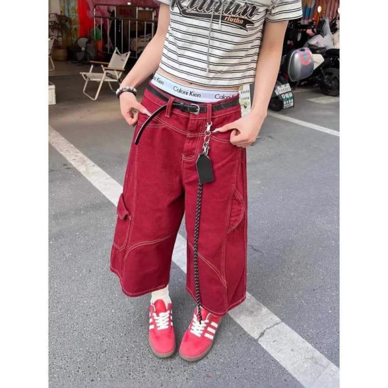 New Womens Relaxed-fi Casual Stylish Versatile And Vintage Pants