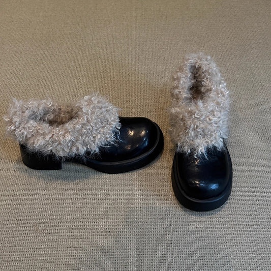 Women's French-style Soft And Gentle Thick-soled Shoes