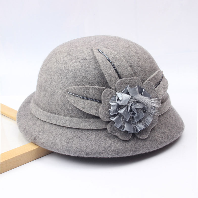 Fashion Wool Wool Ermine Hat