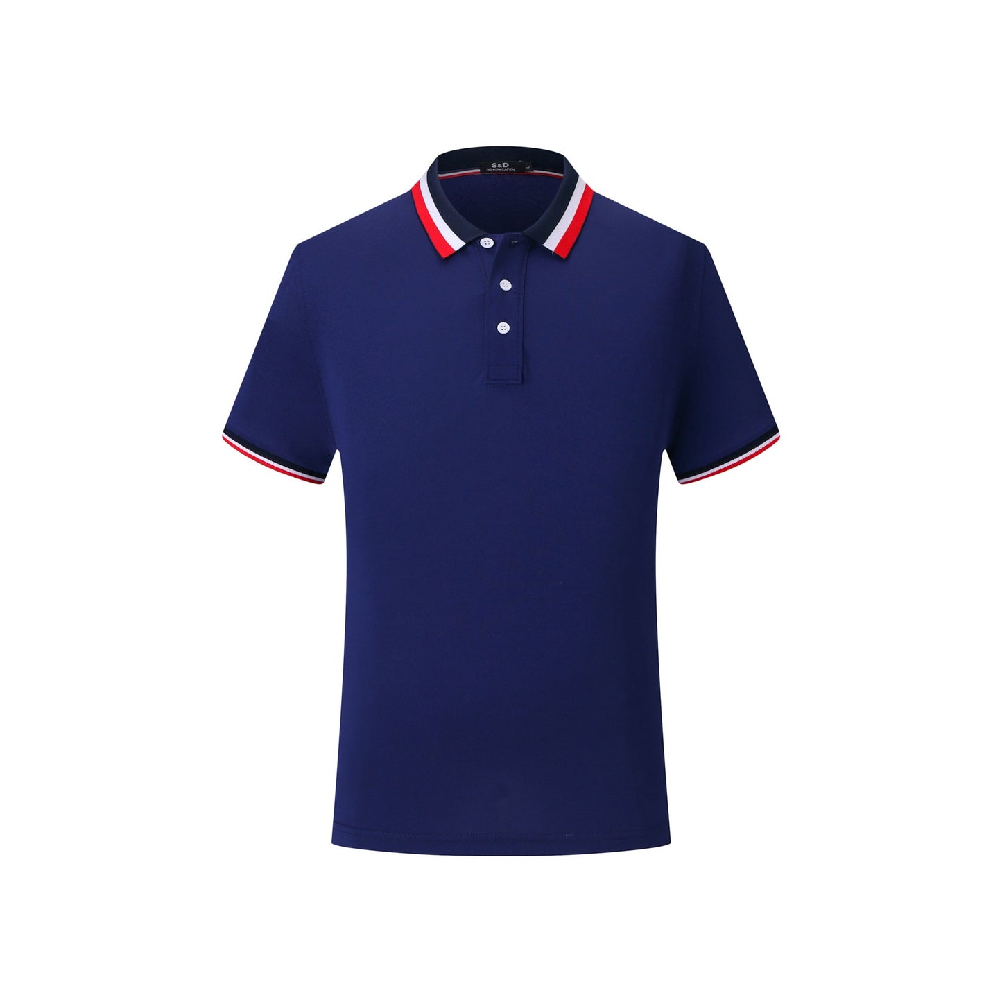 Lapel Short Sleeve Work Wear T-shirt