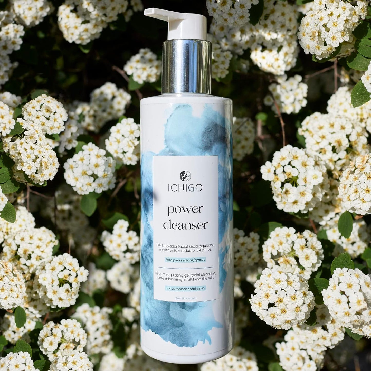 ICHIGO POWER CLEANSER. Gel Limpiador Facial Para Pieles Grasas Y Pieles Mixtas. Limpieza Facial Mujer. Limpiador Facial Hombre. Kit Limpieza Facial. Jabon Facial.