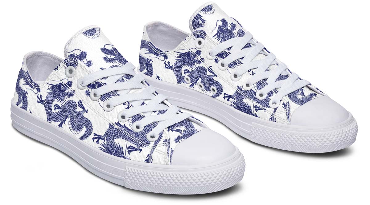 Fashion Print Couple Low-Top Canvas Shoes