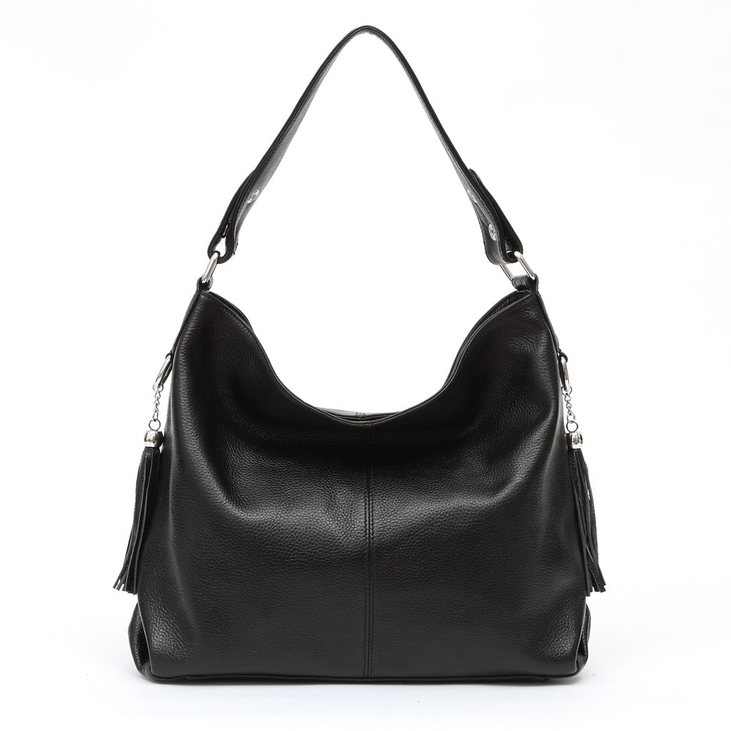 New Style Cowhide Shoulder Bag Fashion Tassels