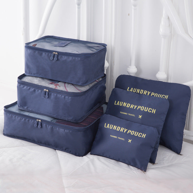 New Korean Clothes Underwear Finishing Storage Bag Multi-function Travel Storage Bag 6-piece Set Custom Six-piece Set