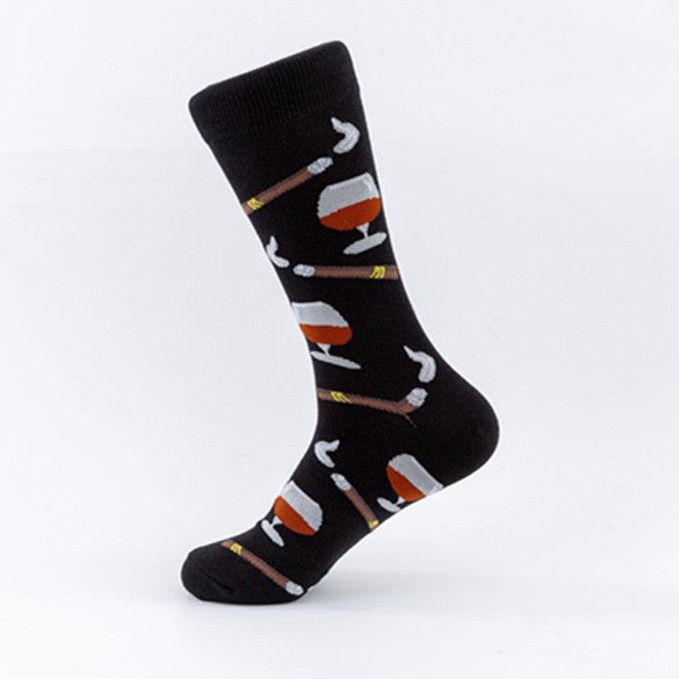 Art Casual Cotton Socks Street Trend