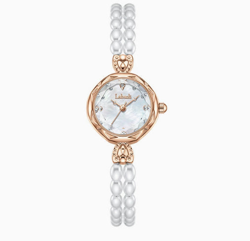 Natural Freshwater Pearl Bracelet Net Red Womens Watch