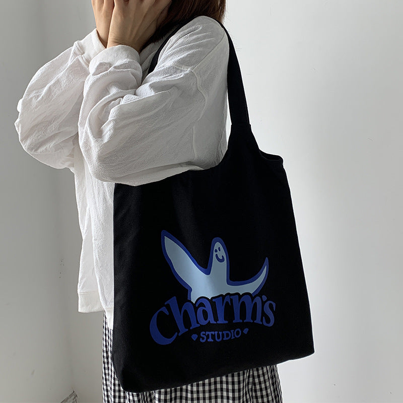 New Undershirt Canvas Bag Female Shoulder