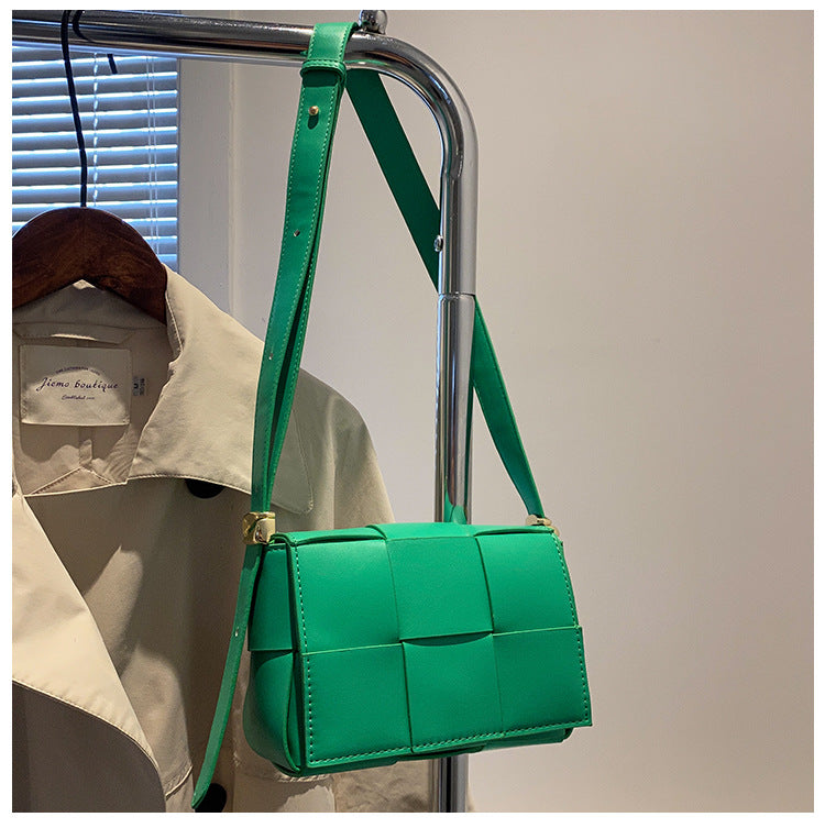 Women's Fashion Simple Woven Single Shoulder Crossbody Bag