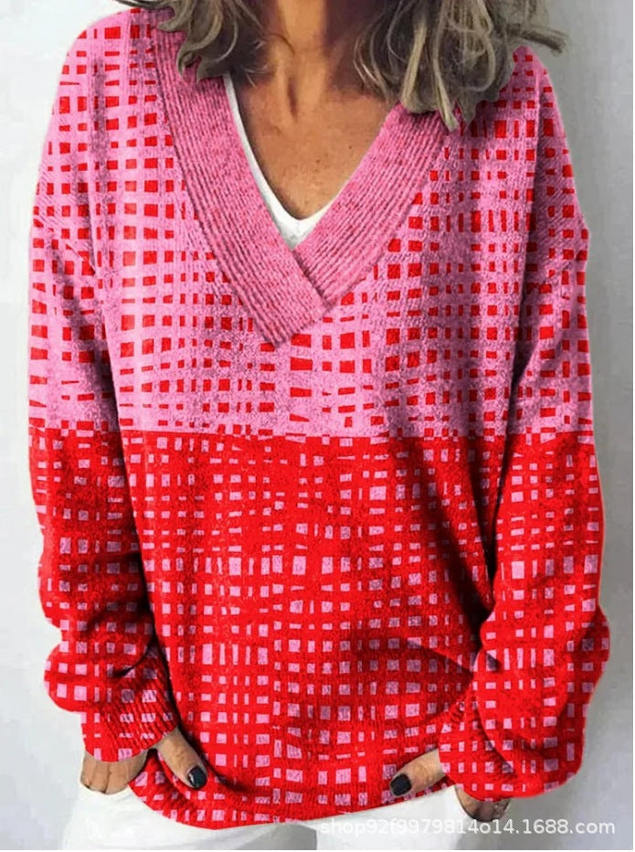 Animal Pattern Printed Casual Women's Sweater 3D