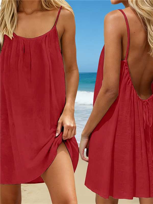 Strap Short Skirt Women's Beach Vacation