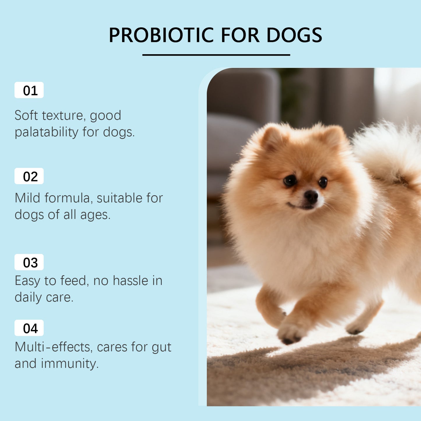 Daily Probiotic Soft Granules For Dog Gut Health