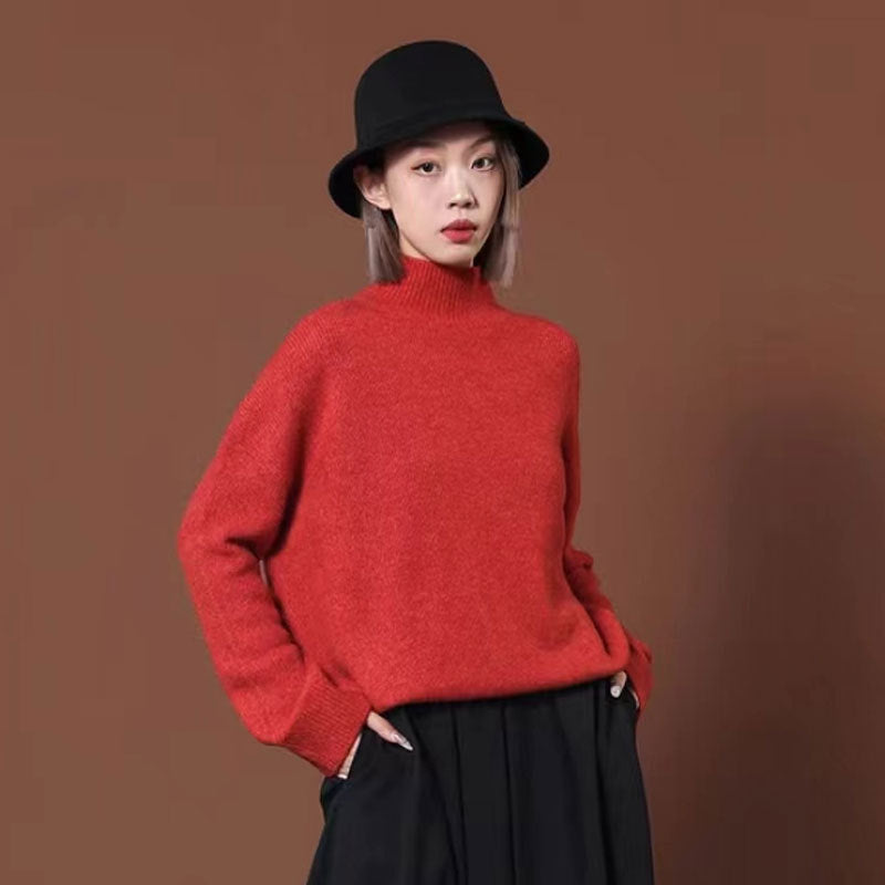 Idle Style Loose Long-sleeved Sweater