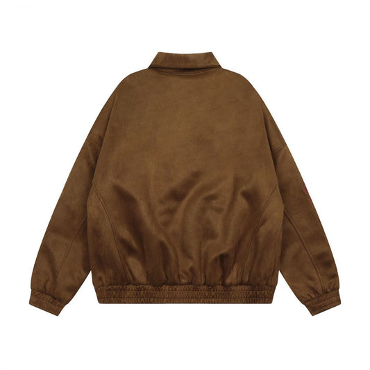 Winter Thick Cotton Letter Baseball Cotton Jacket
