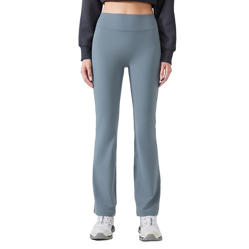 High Waist Yoga Women's Stretch Sports Bell-bottom Pants