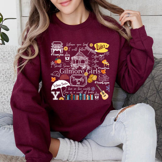 Gilmore Girls Sweatshirt Stars Hollow T-shirt Dragonfly