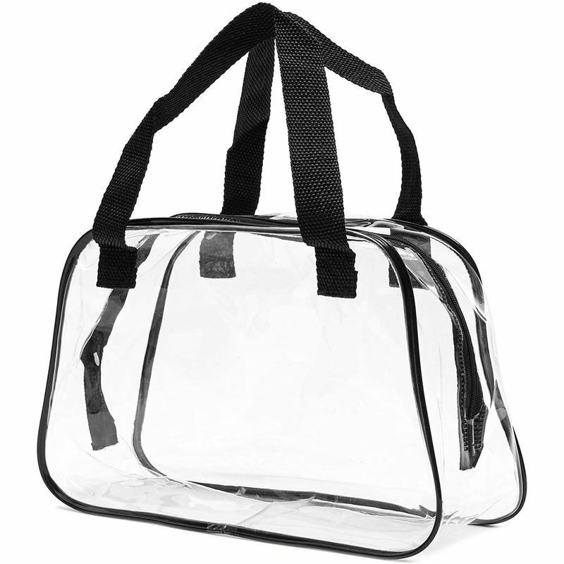 Transparent PVC Portable Storage Cosmetic Bag