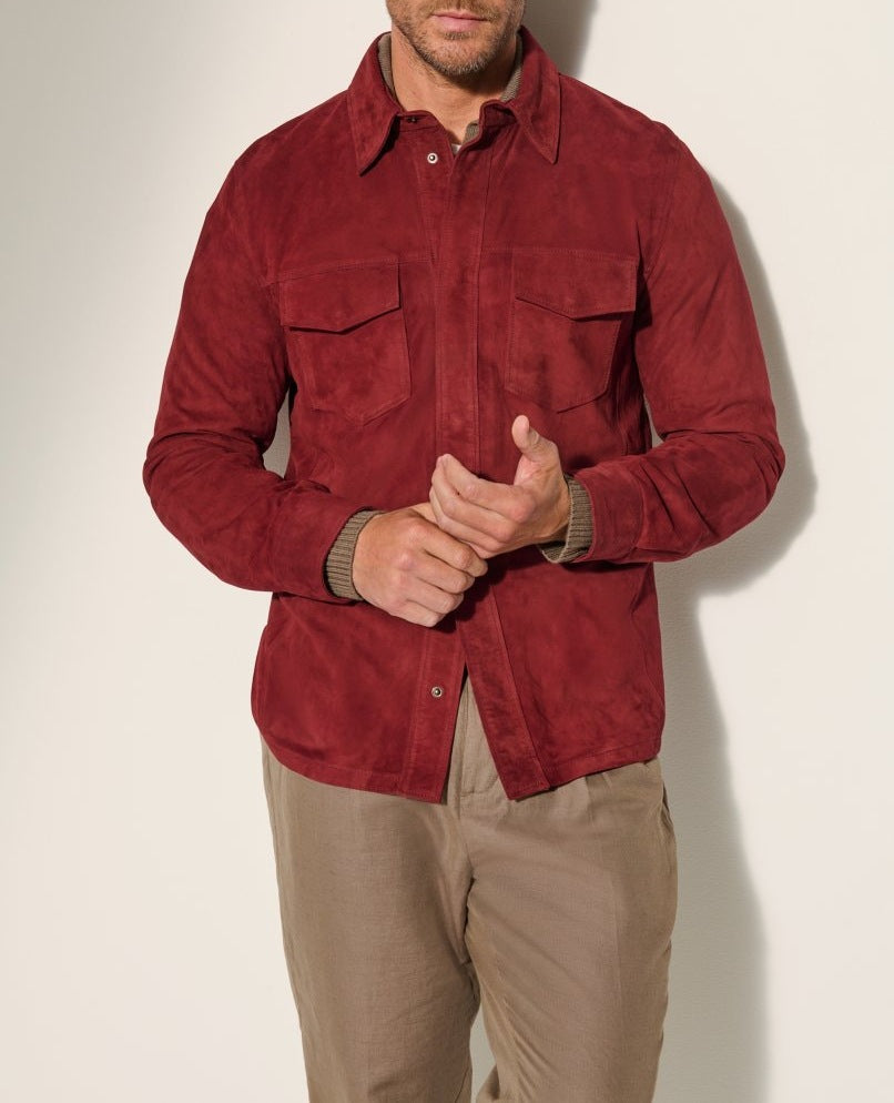 Noah Suede Shirt Jacket Men's Coat
