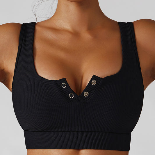 High-strength Shockproof Push-up Yoga Clothes Quick-drying Breathable Exercise Vest