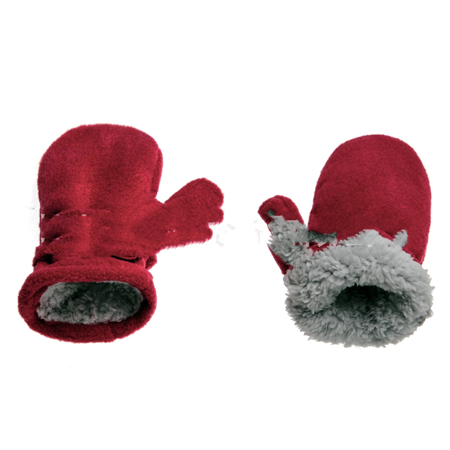 Børneluffer Polar Fleece Shu Bomuld Fleece Velcro Handsker