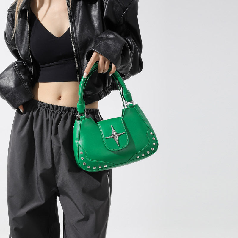 Women's Fashion Simple Casual Portable Messenger Bag