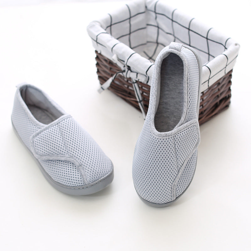 Package Heel Postpartum Thick-soled Non-slip Velcro Pregnant Shoes Confinement