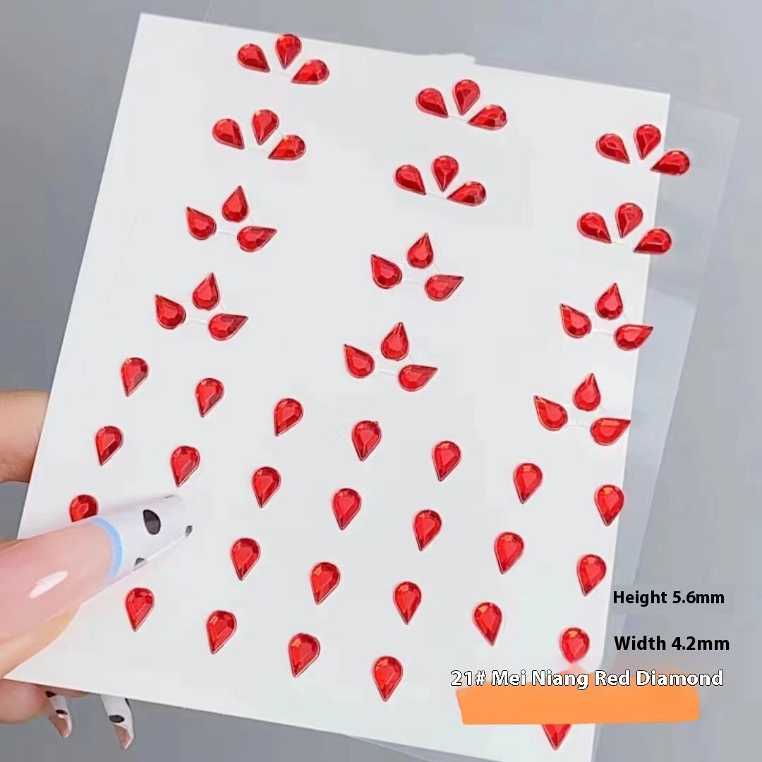 Comes With Sticky Pearl Stick-on Crystals Transparent Photo Shoot