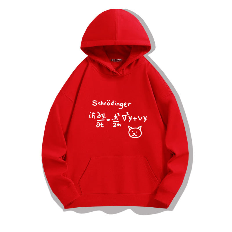 Schrodinger's Cat Hooded Pullover In Summer